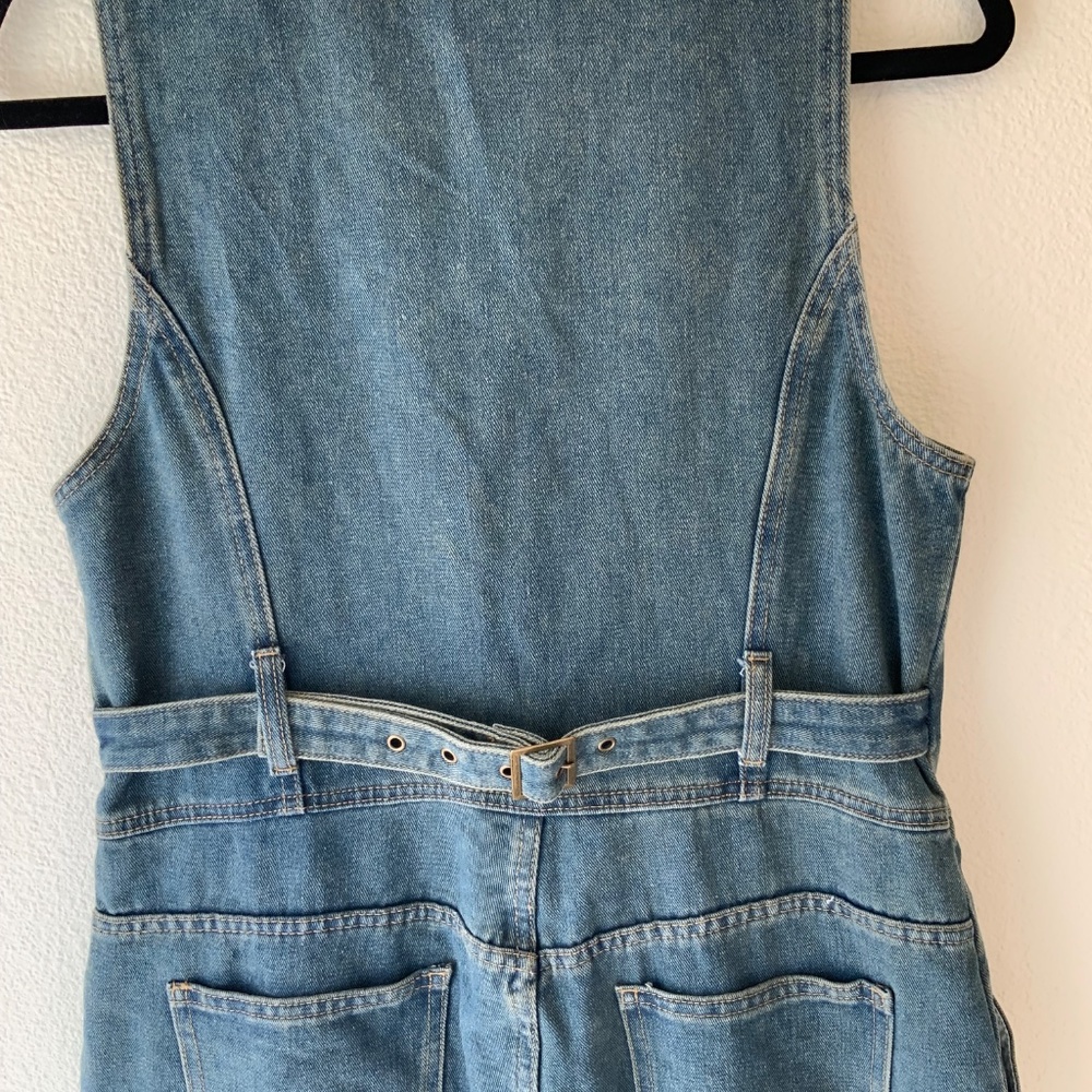 Cider Denim Blue Jumpsuit - Picture 8 of 14